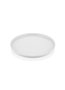 Hermia CTT0026 Plato para Servir Tartas en Porcelana Blanca 21x21x1 cm